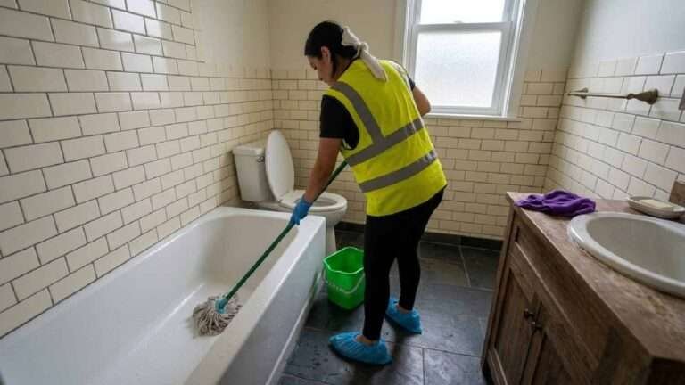 Bathroom Cleaning end of lease cleaning